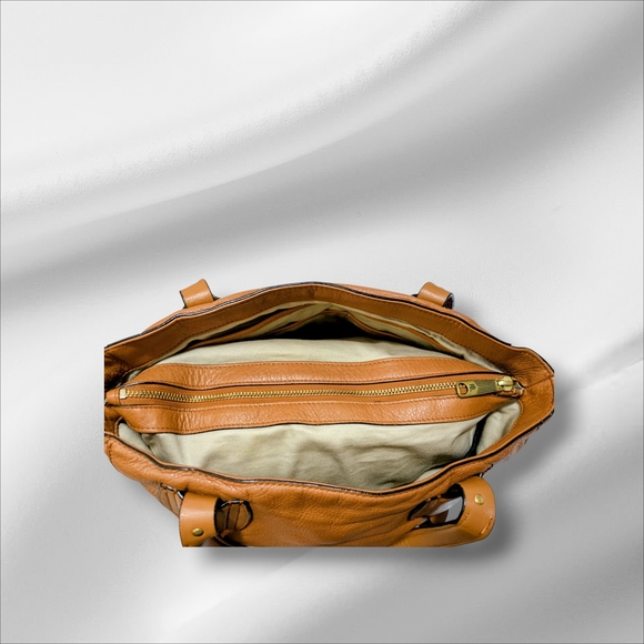 Ralph Lauren Tan Leather Tote Bag - Picture 7 of 16